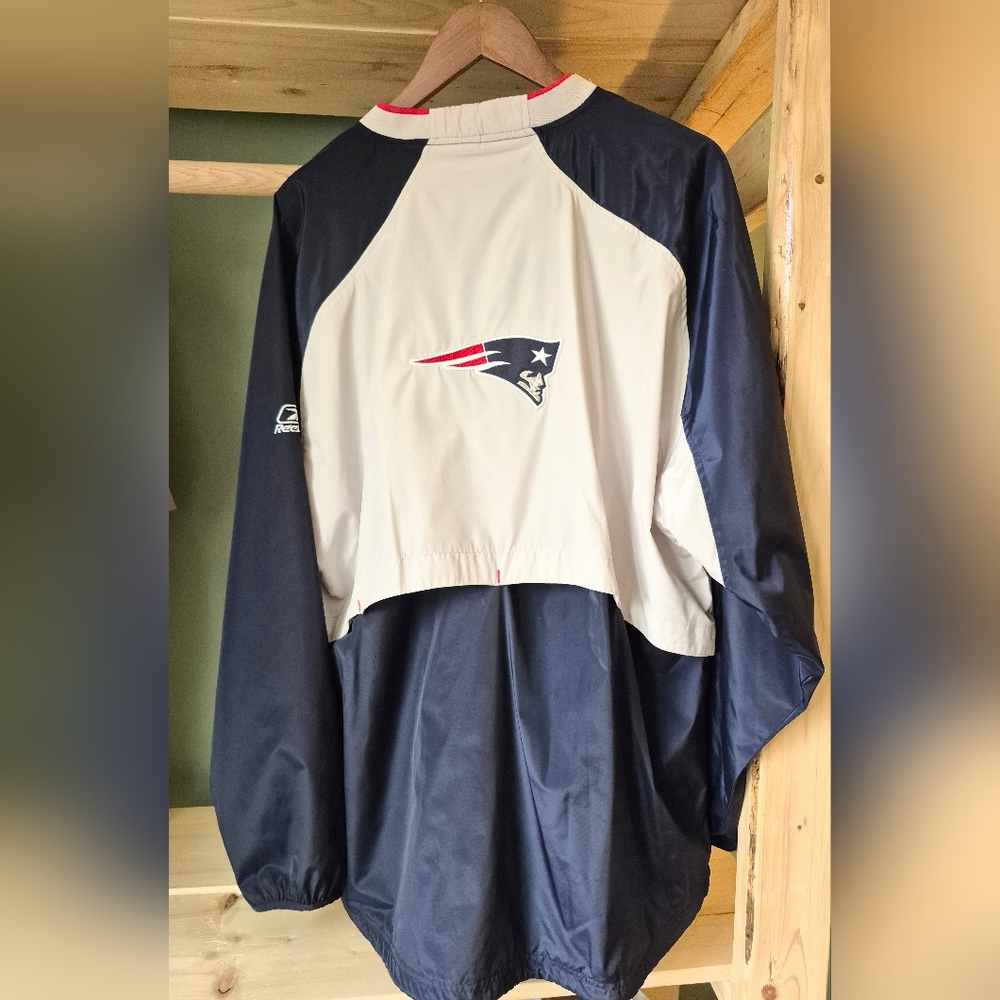 Patriots Reebok Unisex NFL Team Apparel Jacket Size XL - Picture 2 of 6